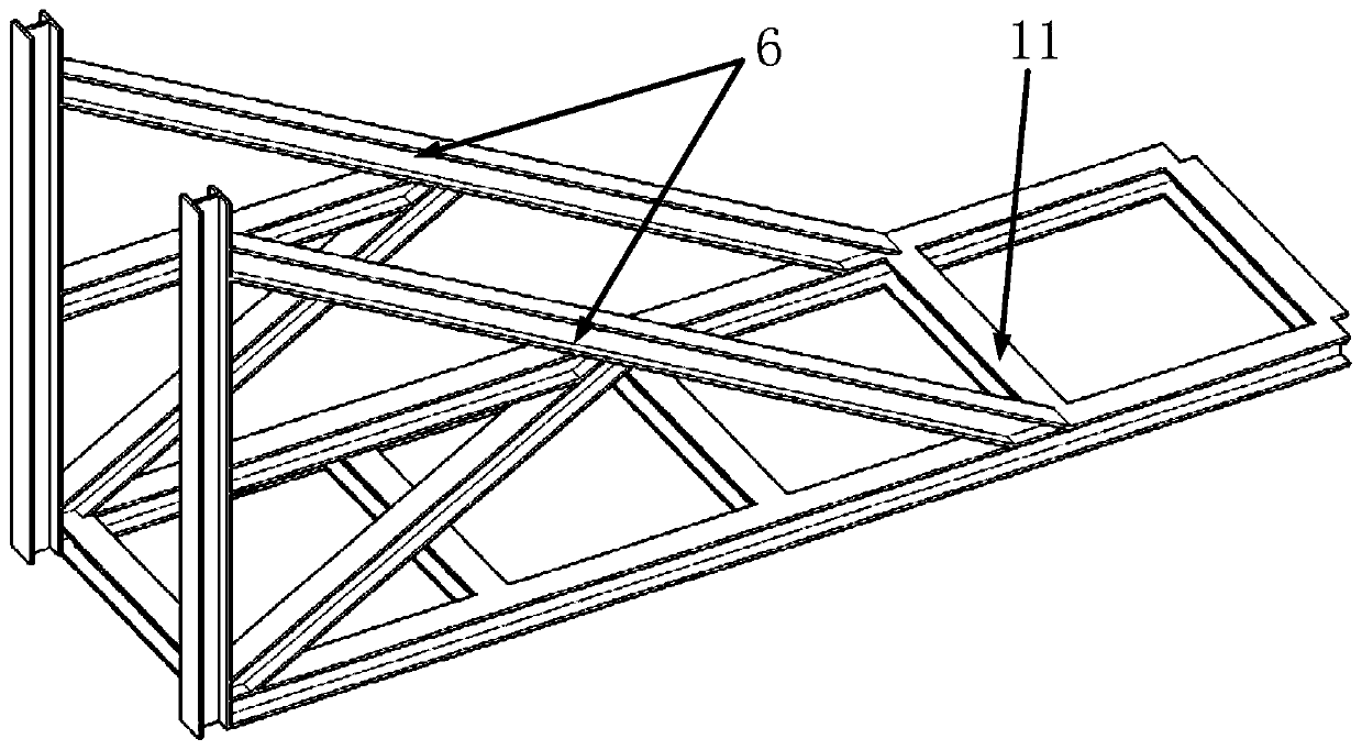 Device and method for lateral pressure testing of layered excavation of foundation pit and non-uniform displacement support