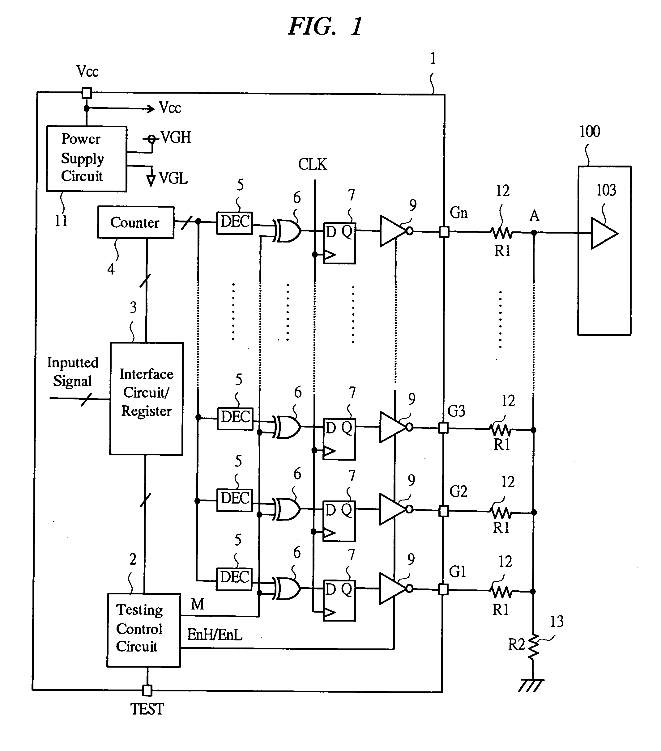 Semiconductor device and the method of testing the same