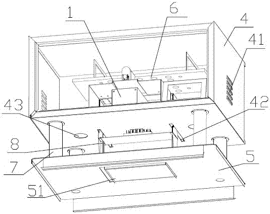 An upper chassis with insect resistance suitable for automatic insect traps