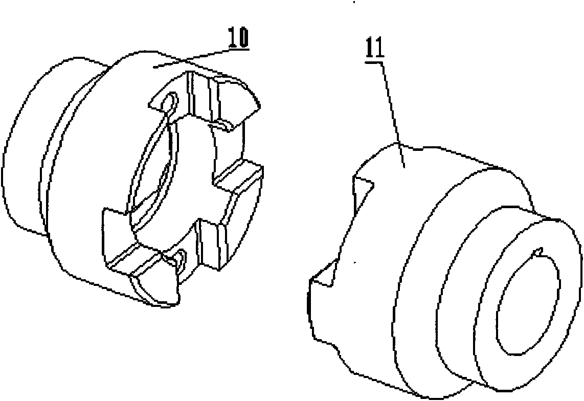 Large-torque driving device of engine
