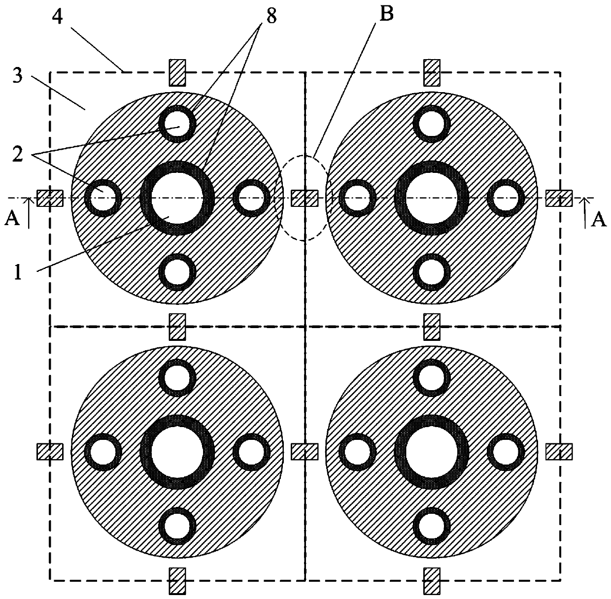 A kind of processing method of circular chip