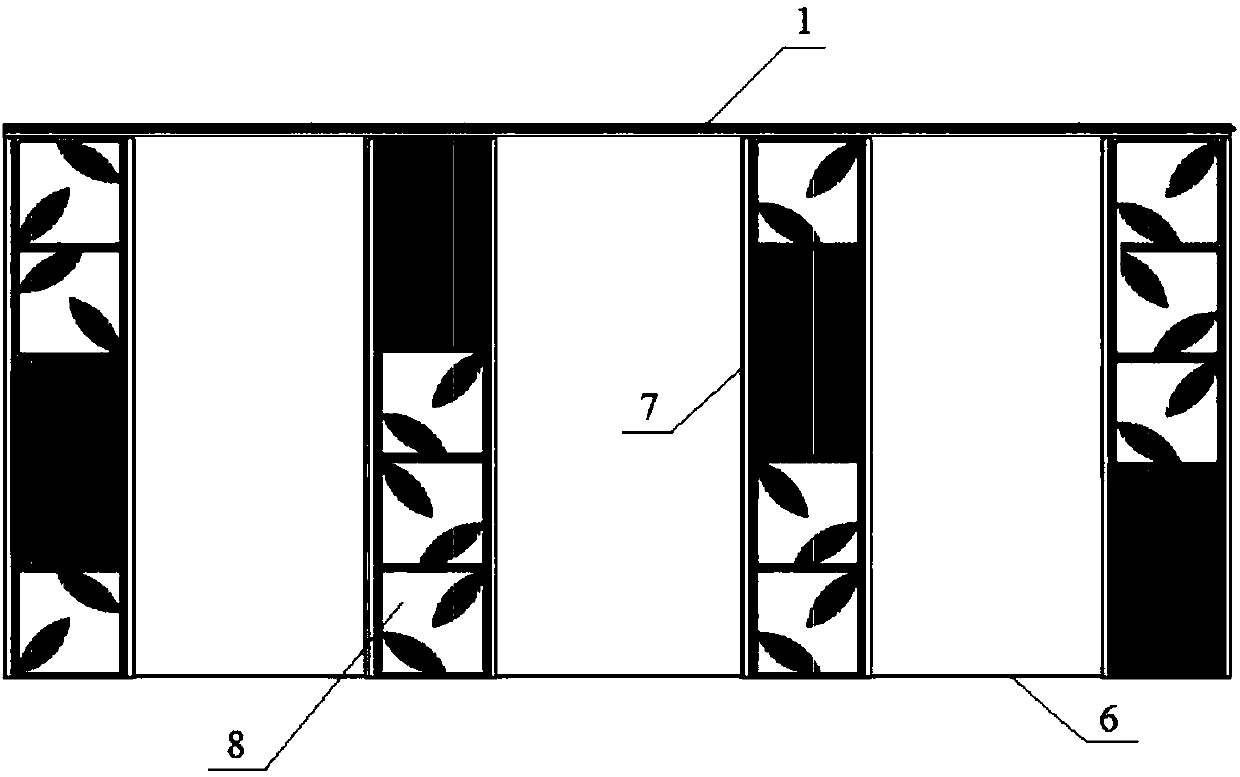 Intelligent environment-friendly gallery frame