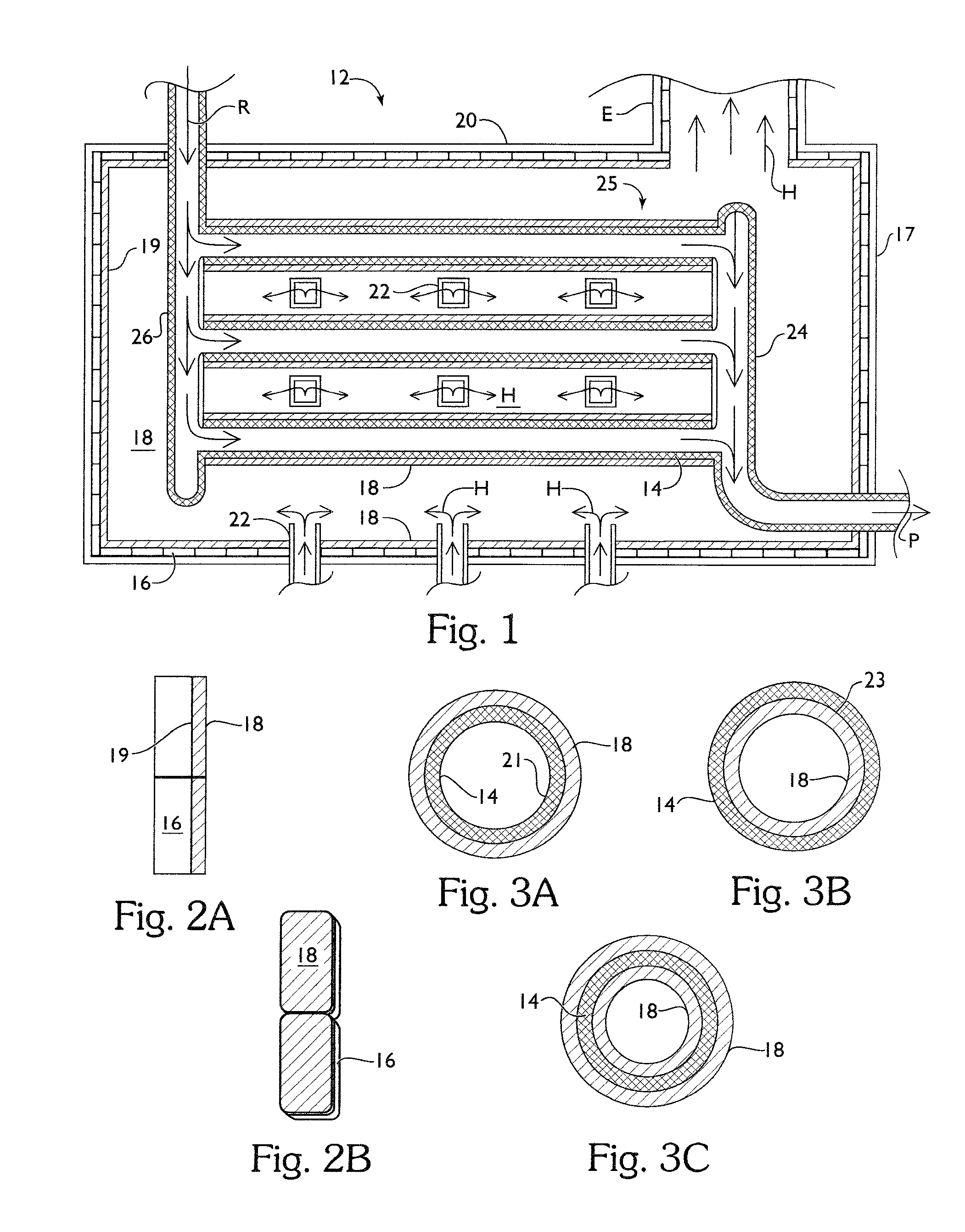 Pyrolysis furnace and process tubes