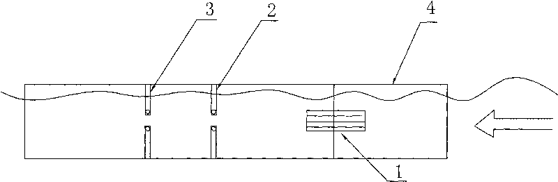 Underground oil- water two-phase flow rate measuring method used for low production liquid horizontal well