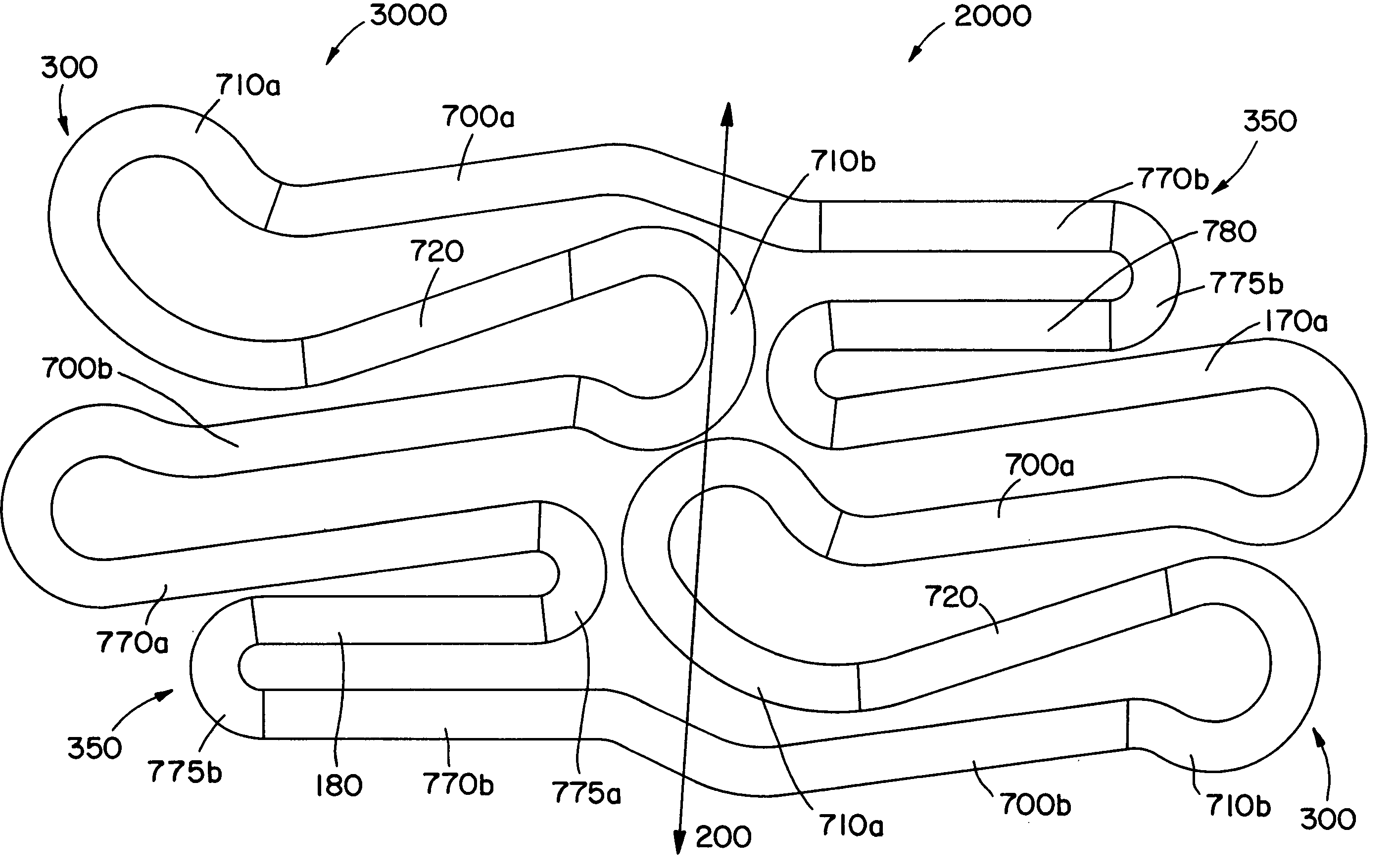 Crimpable intraluminal endoprosthesis having helical elements