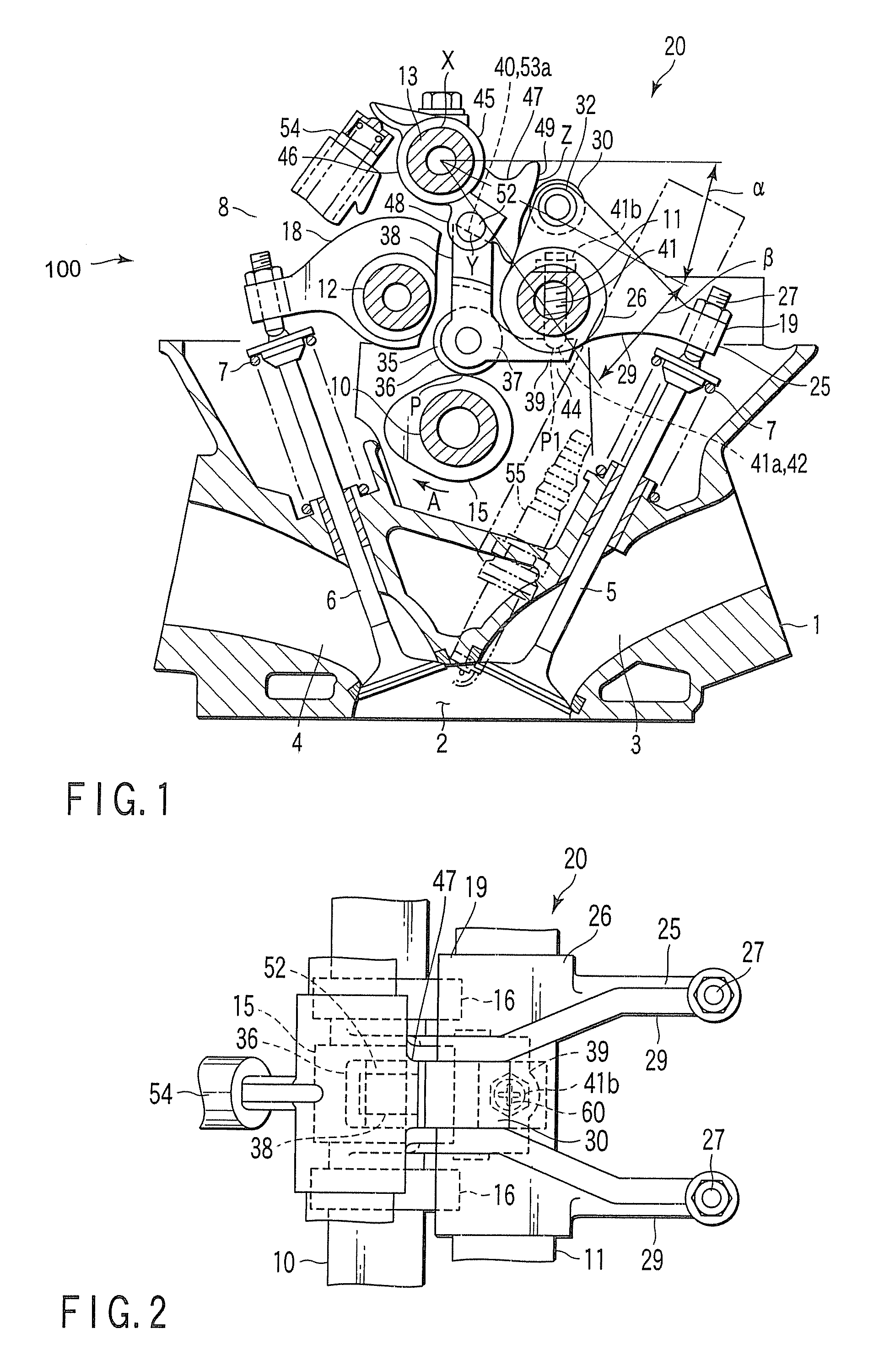 Variable valve unit for internal combustion engine