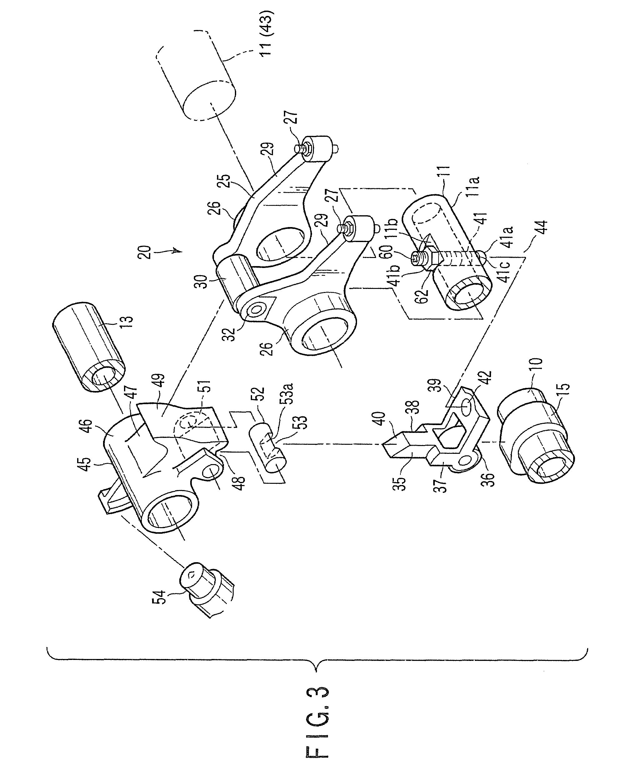 Variable valve unit for internal combustion engine