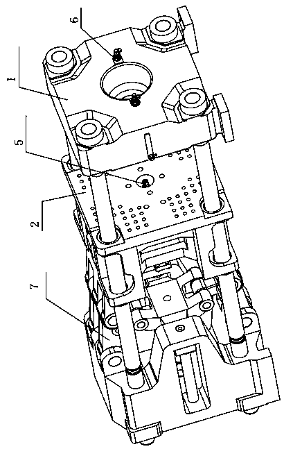 Molding device provided with ejection mechanism