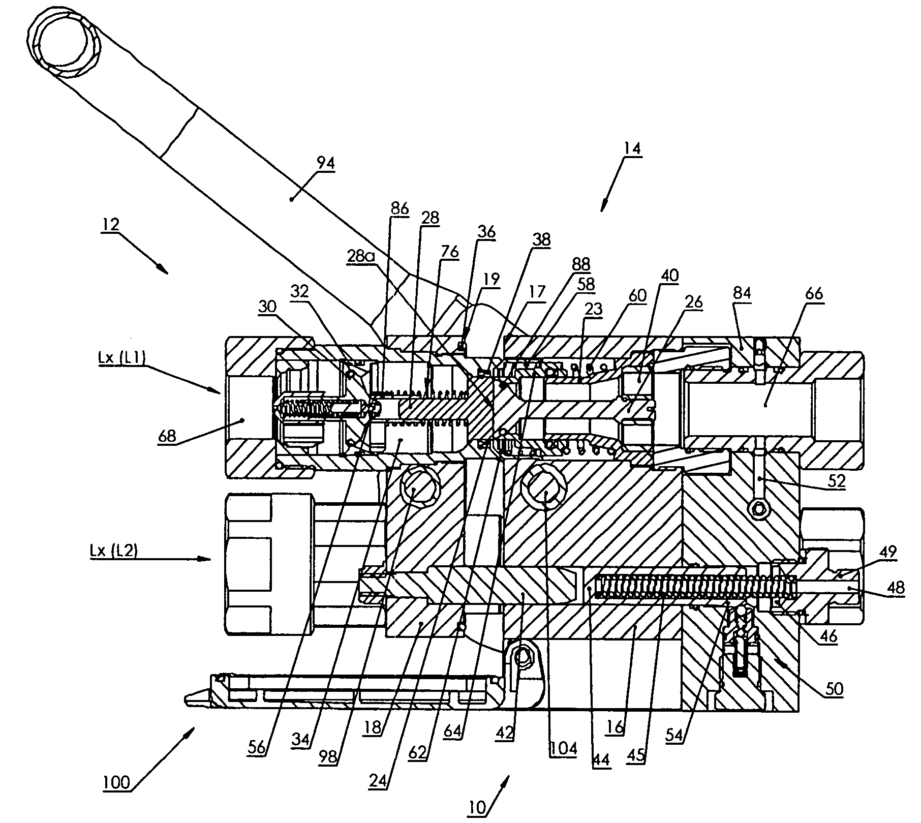 Quick coupling having pressure relief device for multiple pressurized lines