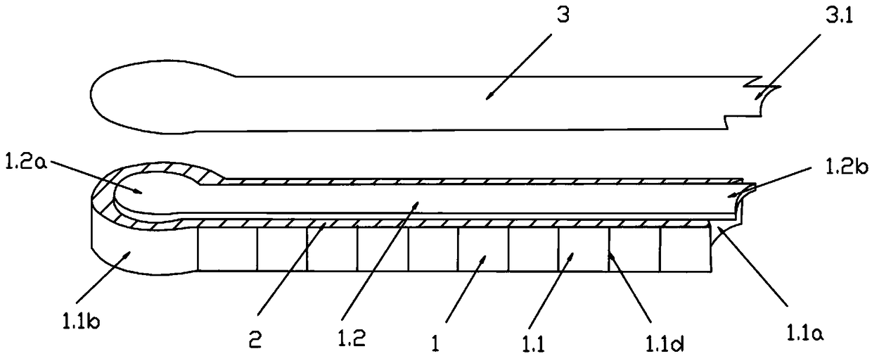 Venous compression patch suitable for sclerosing agent treatment