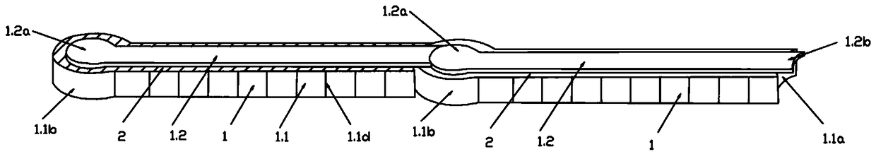 Venous compression patch suitable for sclerosing agent treatment