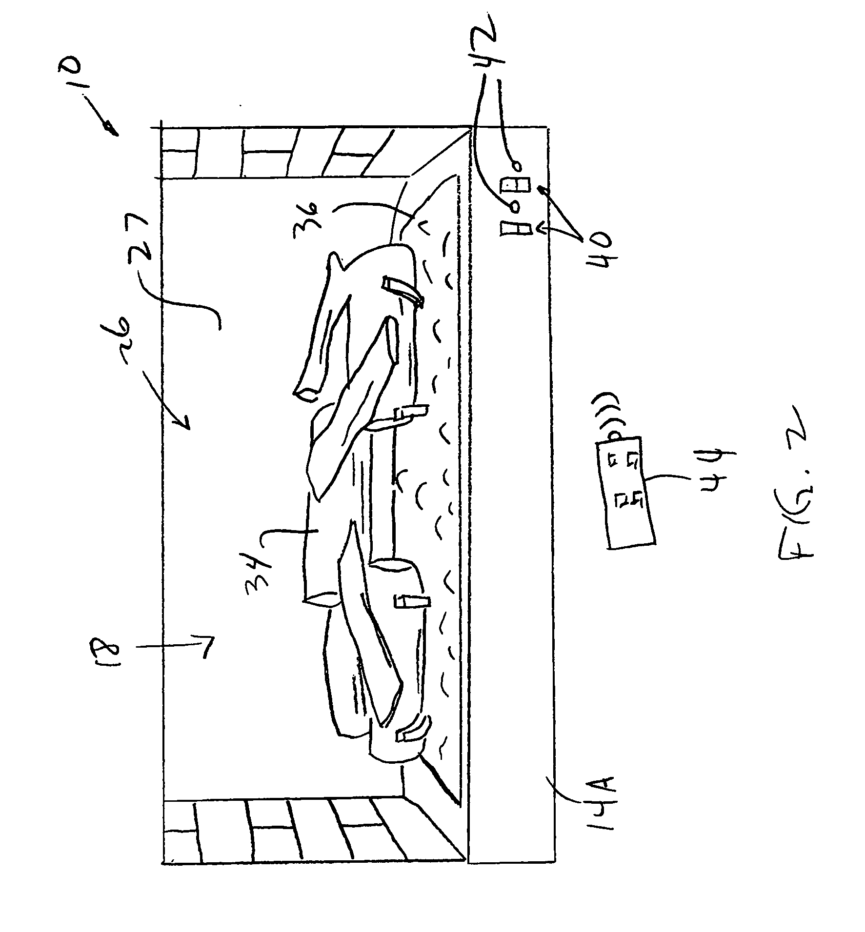 Apparatus and method for simulation of combustion effects in a fireplace