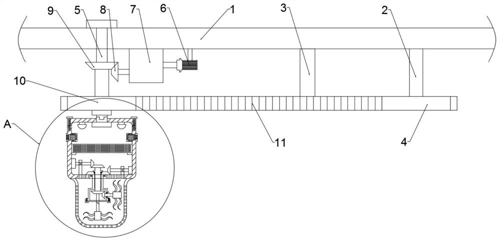 Livestock farm house environment air purification device