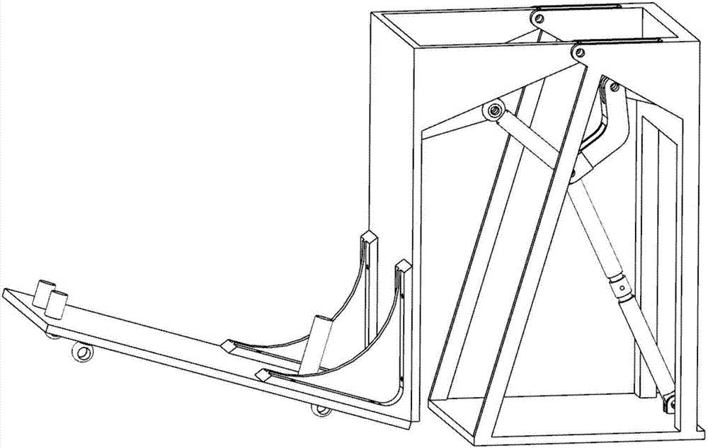 Overturning tool for RAT assembly