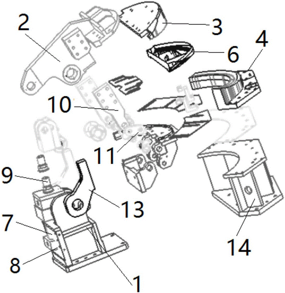 Automobile wheelcover covered edge forming device