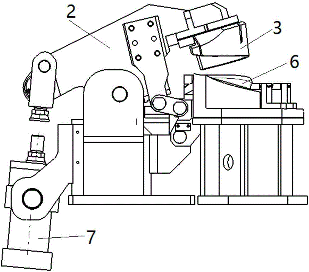 Automobile wheelcover covered edge forming device