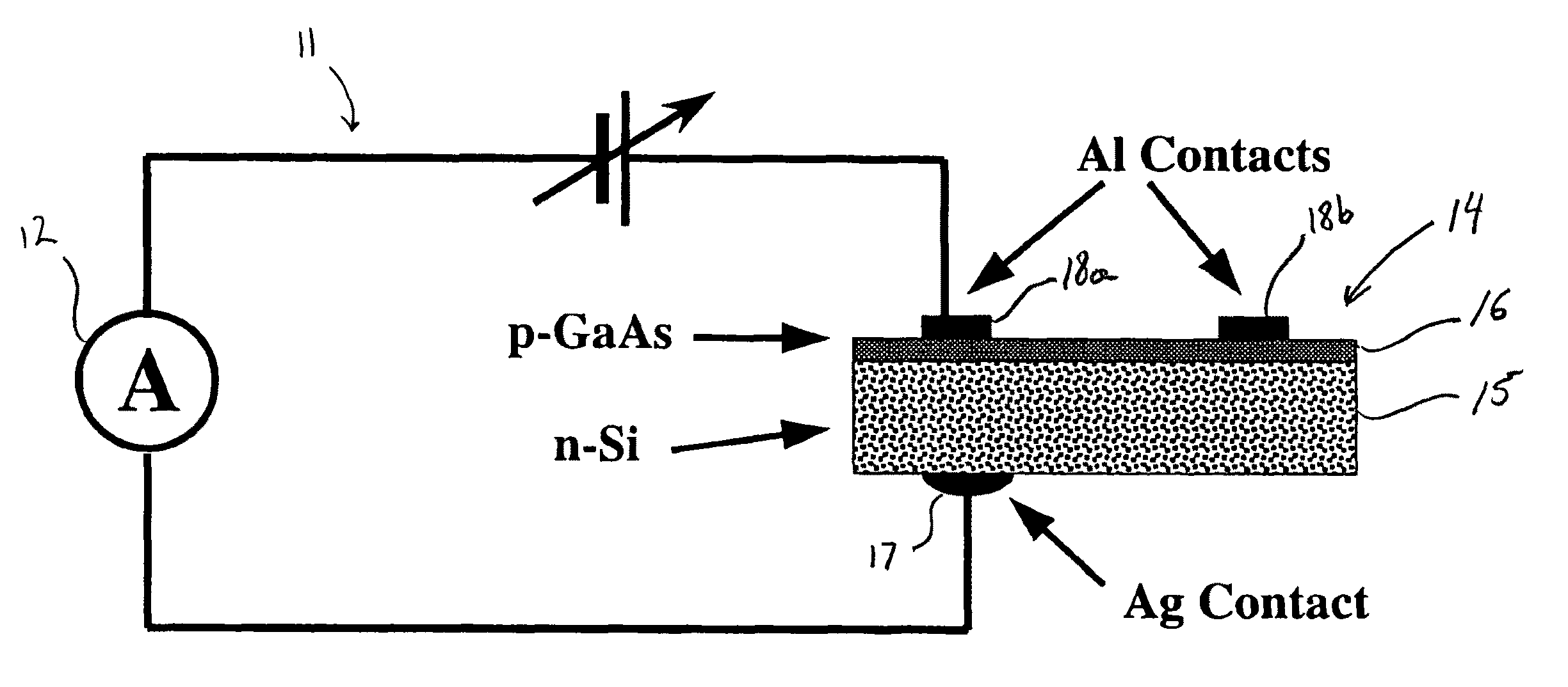 Method and apparatus for producing gallium arsenide and silicon composites and devices incorporating same