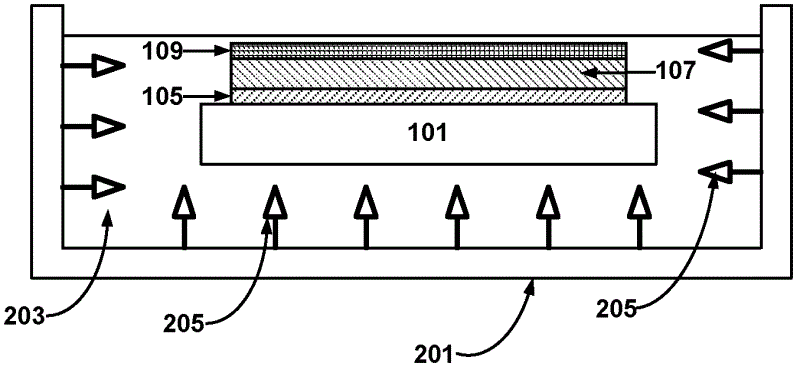 Debonding a glass substrate from carrier using ultrasonic wave
