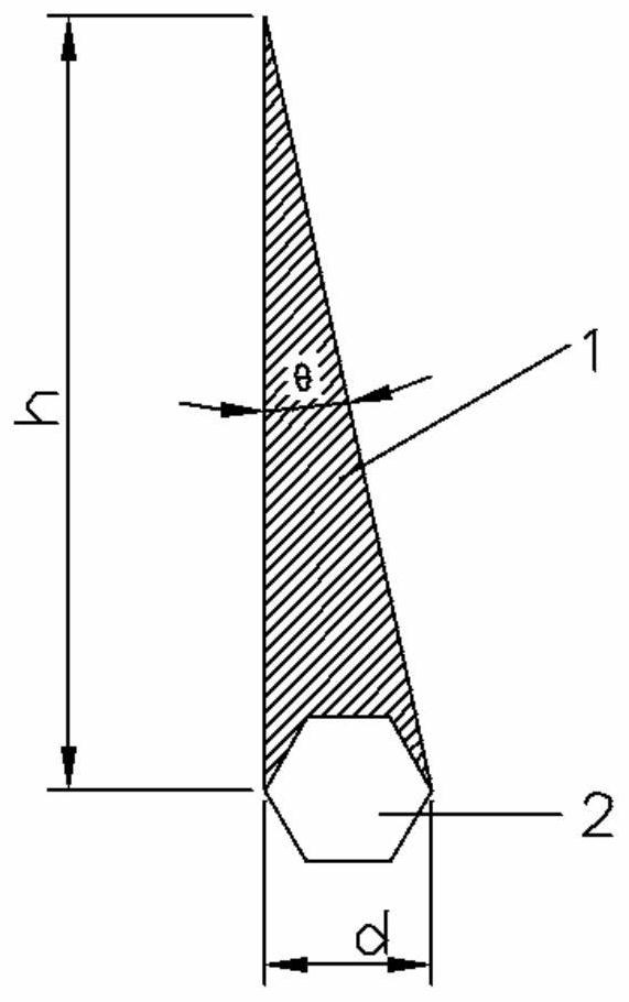 A grinding wheel morphology with split design, its diamond grinding wheel and its preparation process