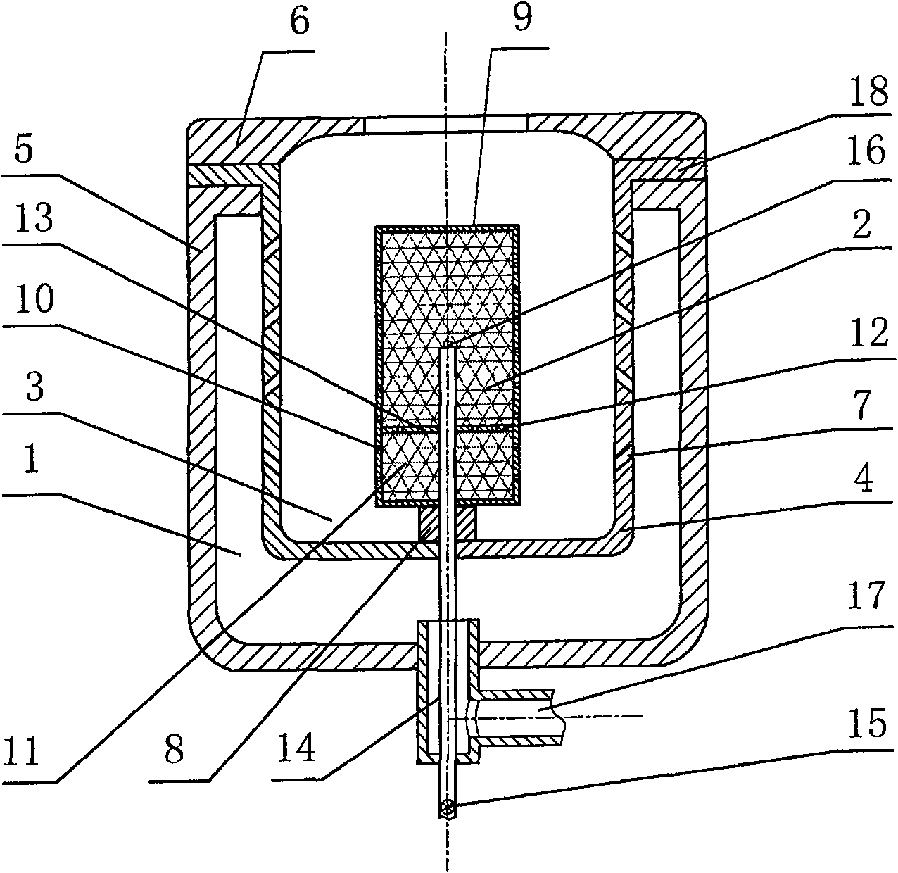 Liquid fuel evaporation combustion device