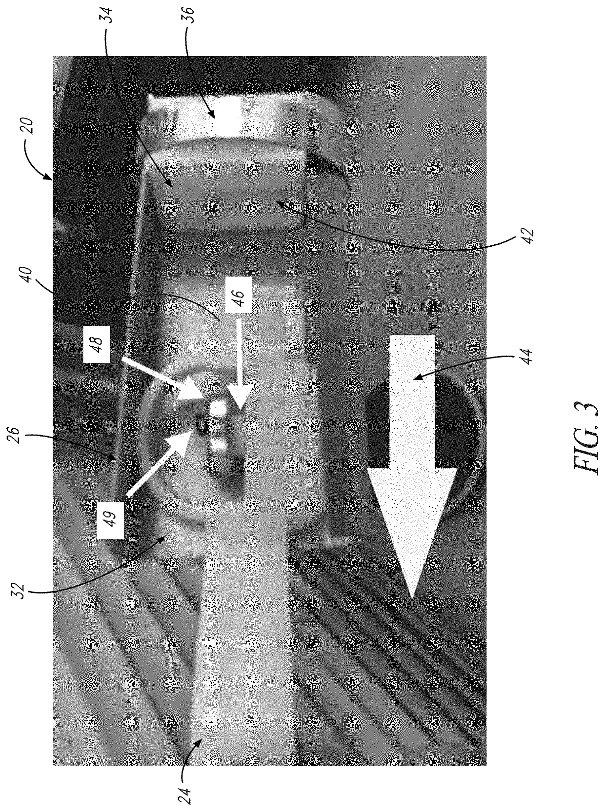 Overhead door light power connection system