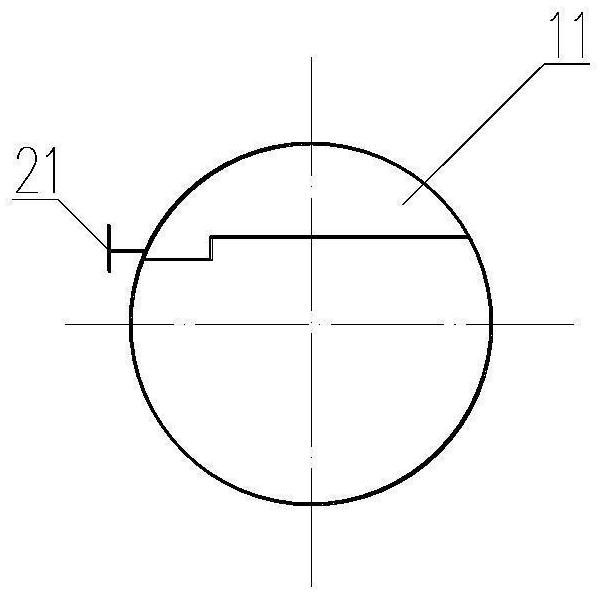 Benzene storage tank drainage device