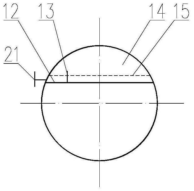 Benzene storage tank drainage device