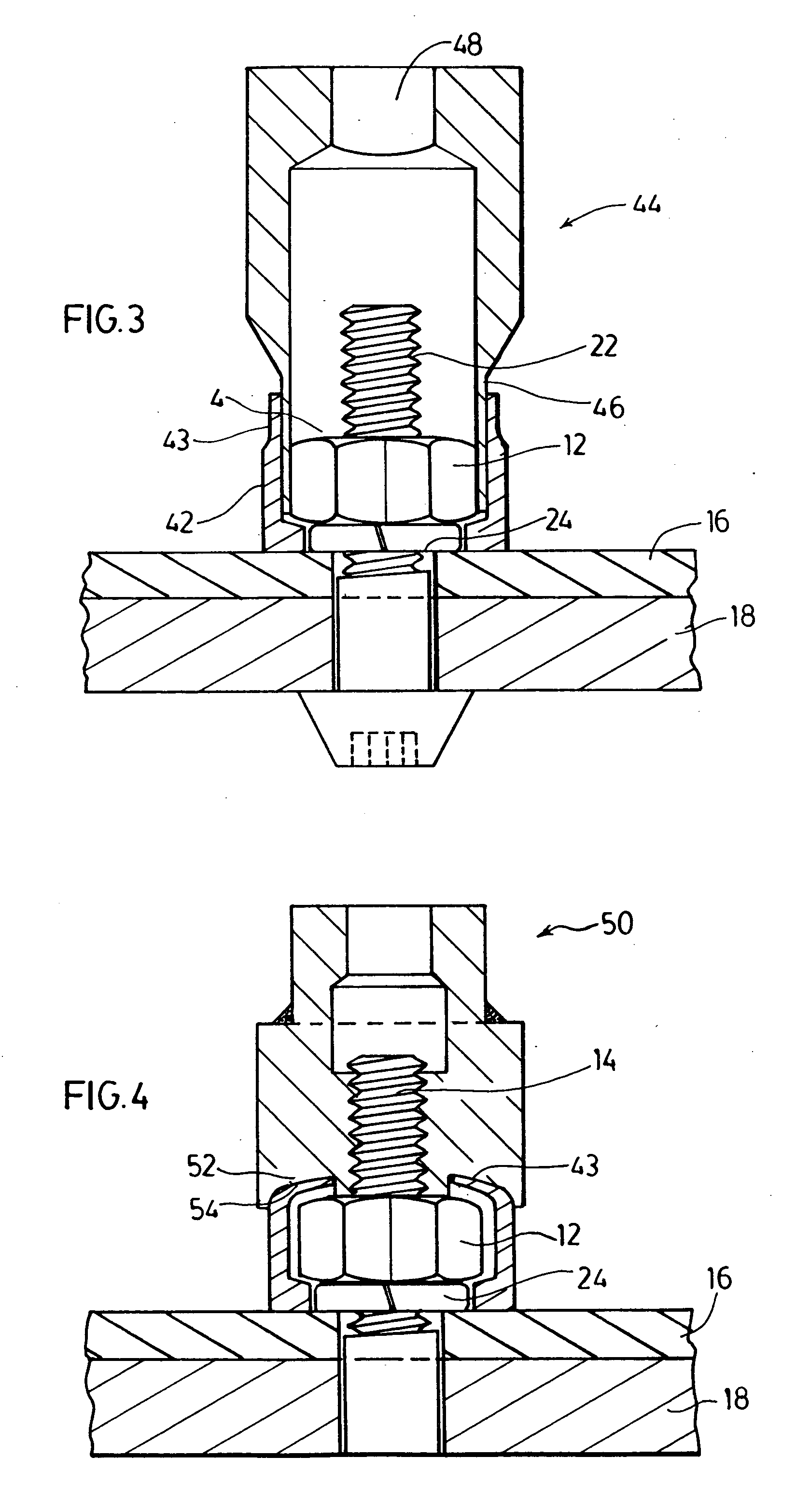 Anti-theft nut and bolt assembly