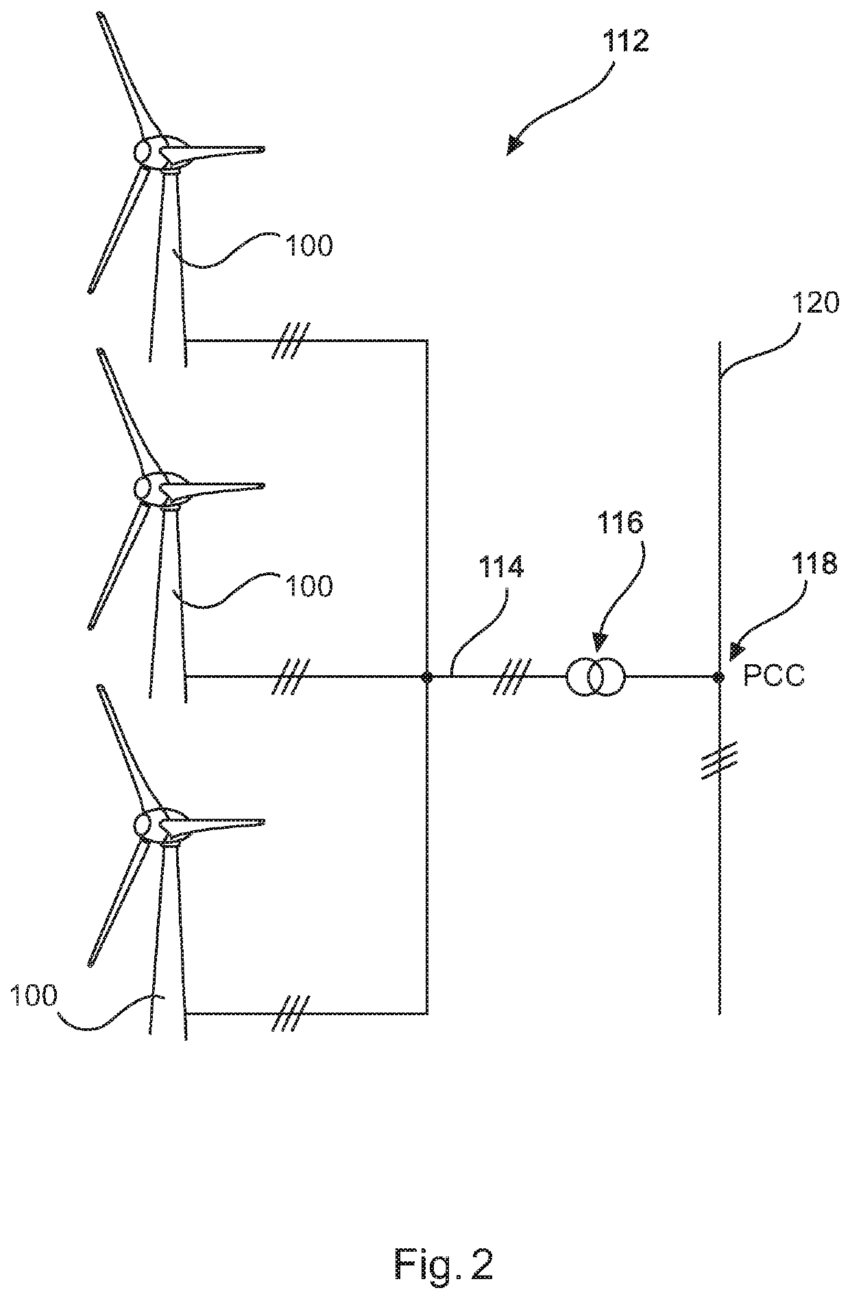Method and wind turbine for damping low frequency oscillations in an electrical supply grid