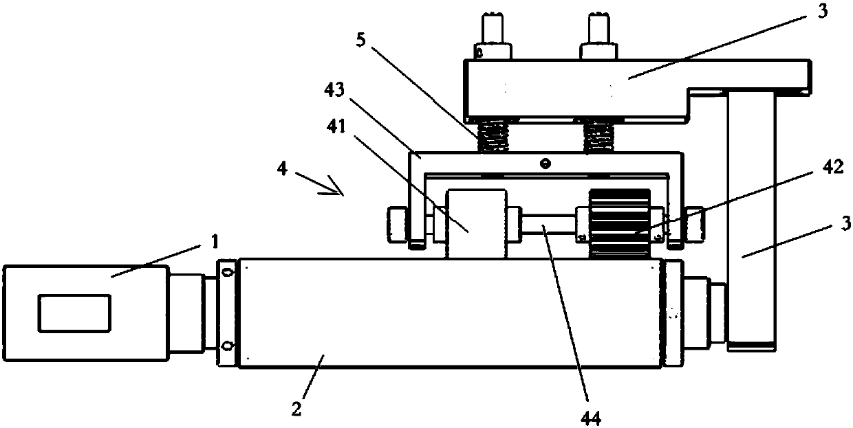 A lithium-ion battery tab bending correction device