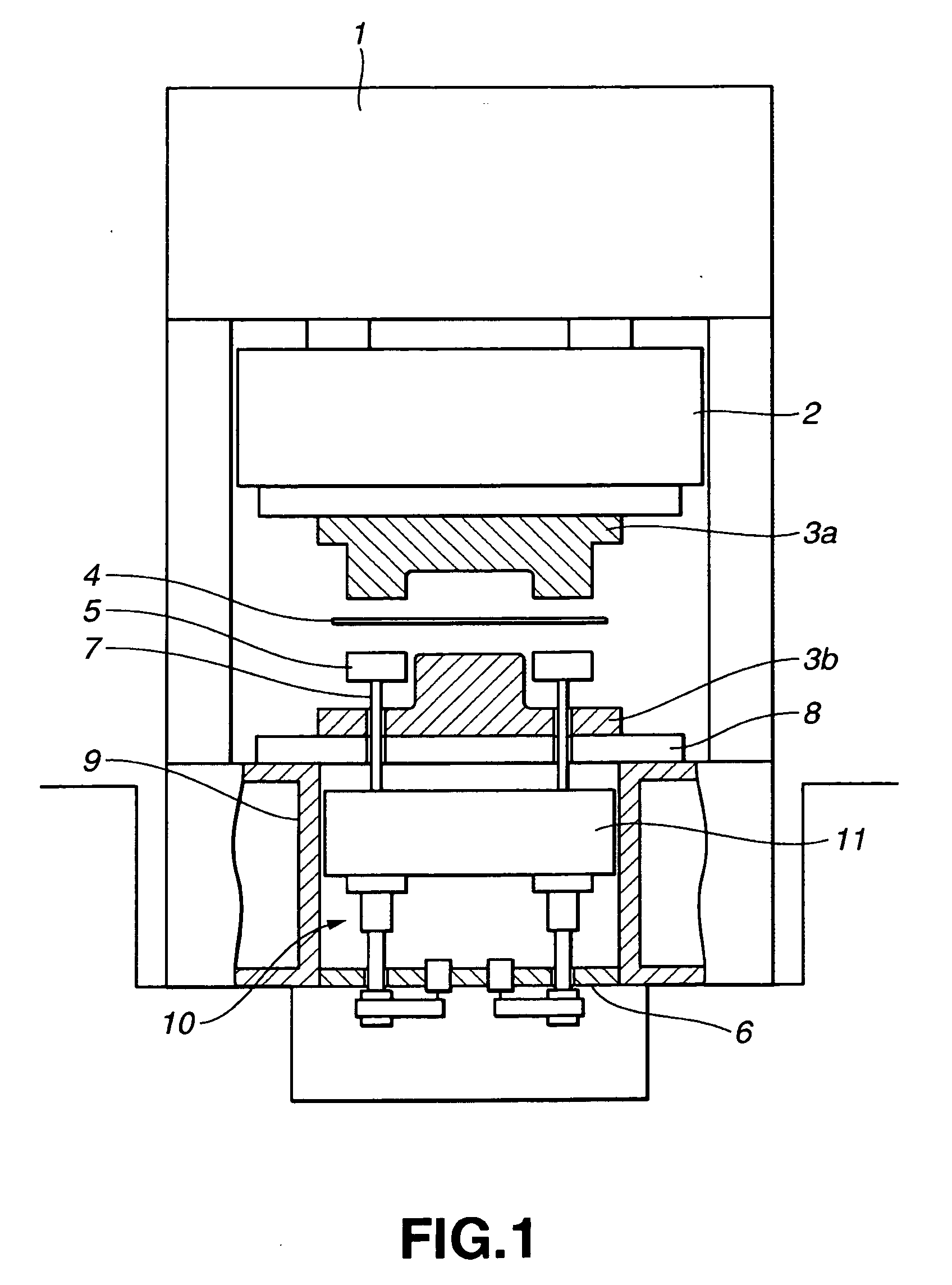 Die cushion controlling apparatus and die cushion controlling method