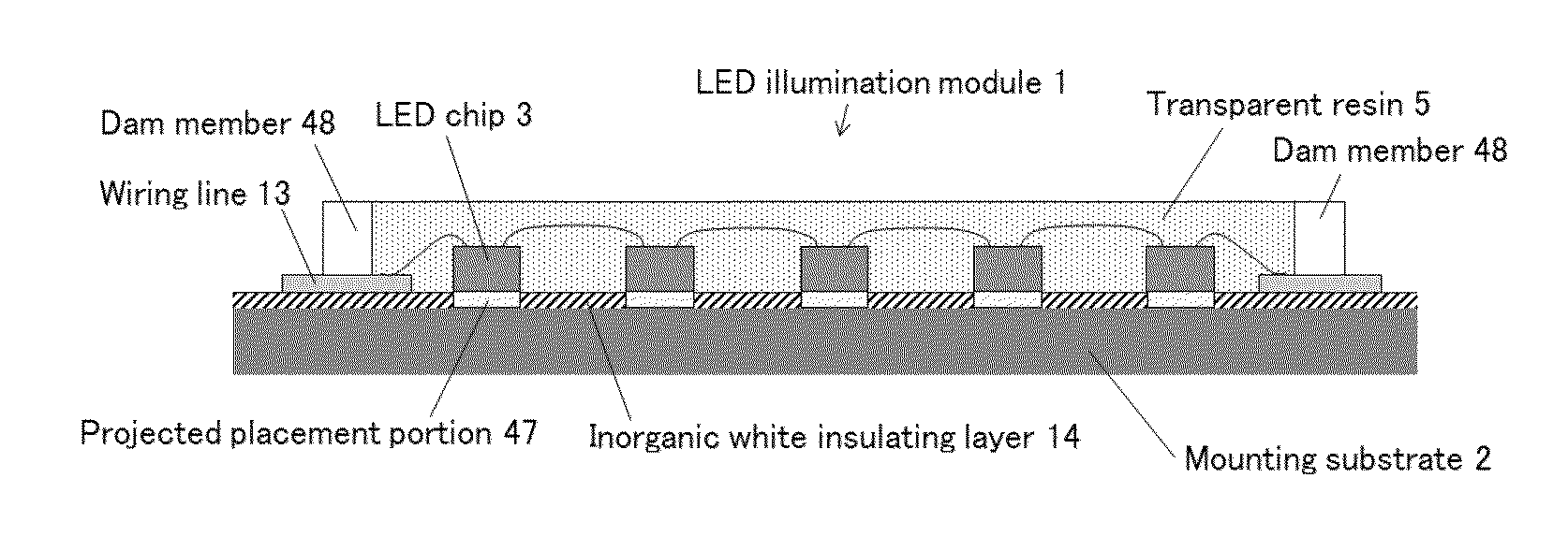 LED illumination module and LED illumination apparatus