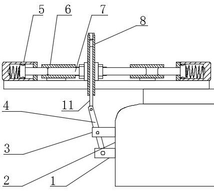 Manual valve centering structure