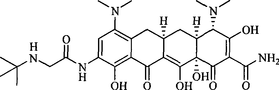 Glycinamide alkyl oxanamide tetracycline derivants