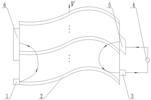 A back-bending progressively expanding refrigerated wave rotor capable of outputting shaft work