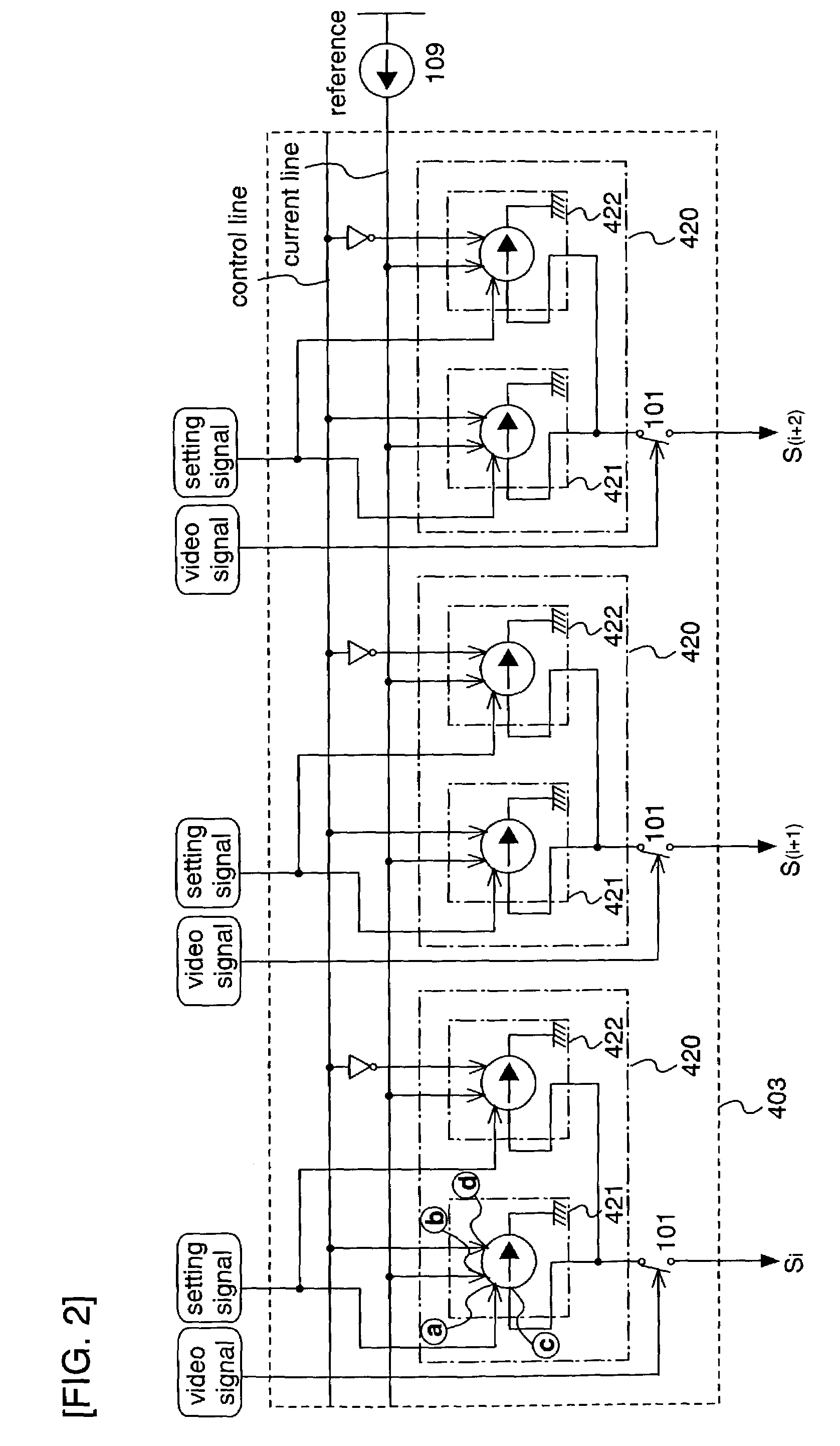 Signal line driver circuit, light emitting device and driving method thereof