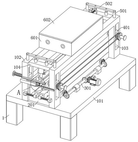 Rapid packaging device for light emitting diode