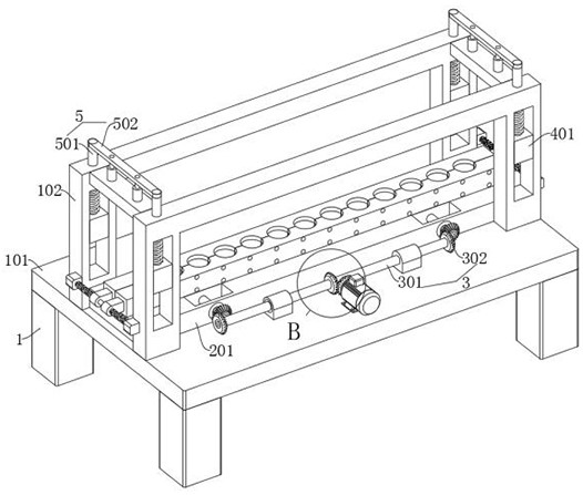 Rapid packaging device for light emitting diode