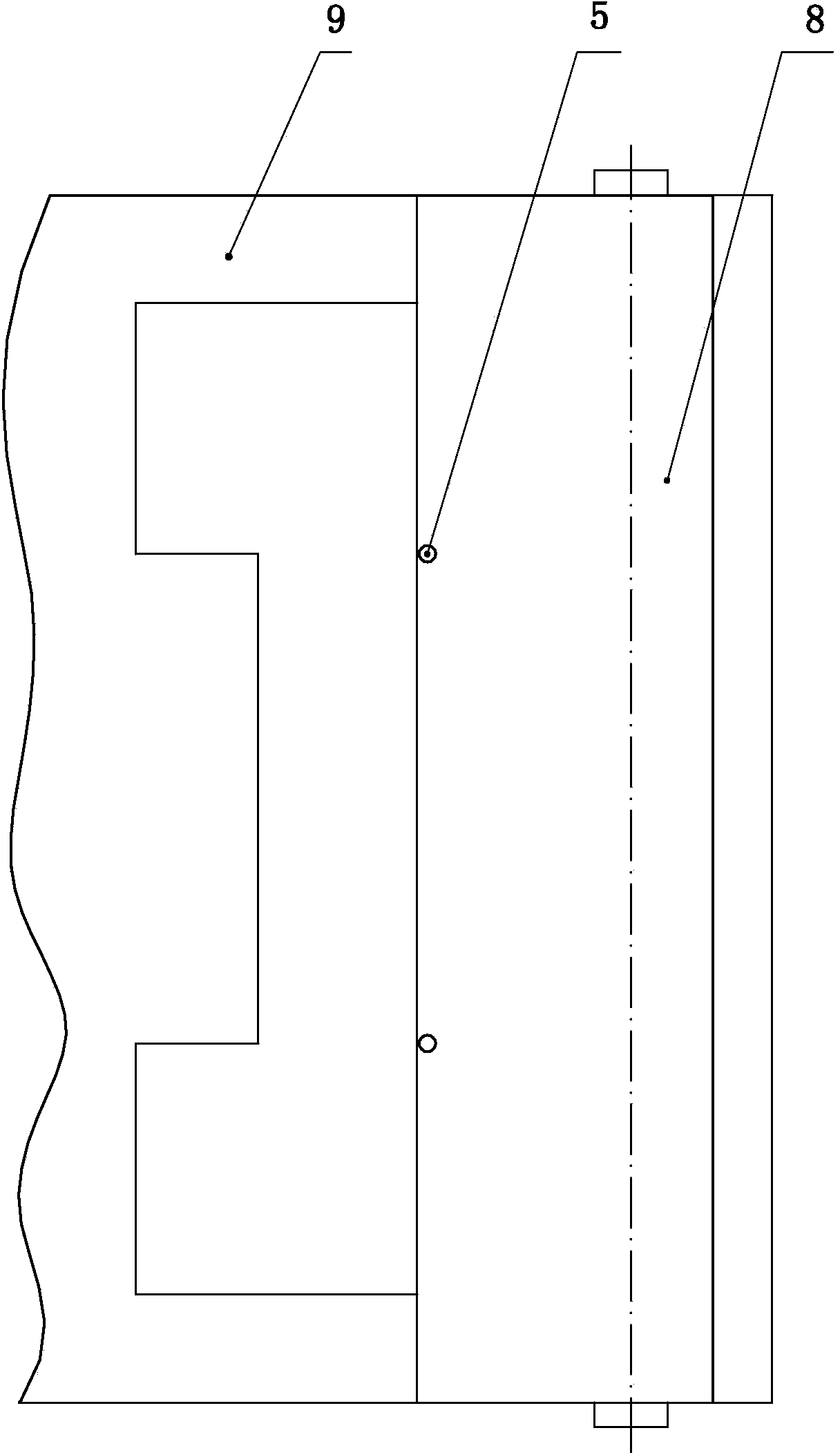 Transition device of turning plate motor truck scale