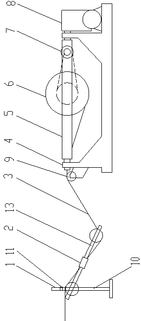 Optical fiber composite cable optical unit cabling pay-off device and cabling method thereof