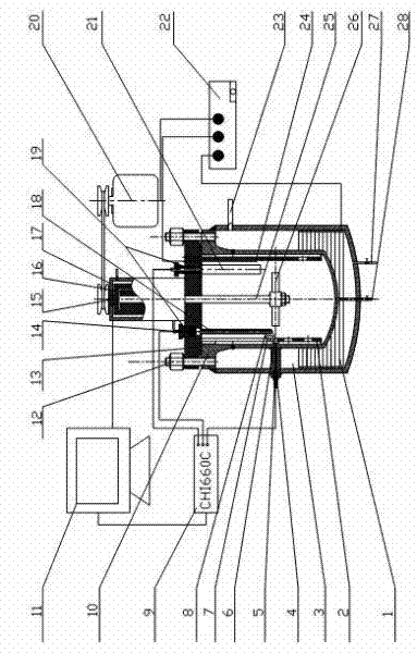 Vapour-liquid two-phase flow accelerated corrosion test device