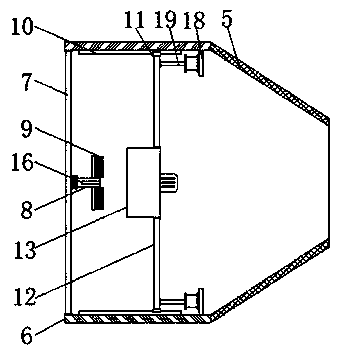 Box type ventilation device for building workshop