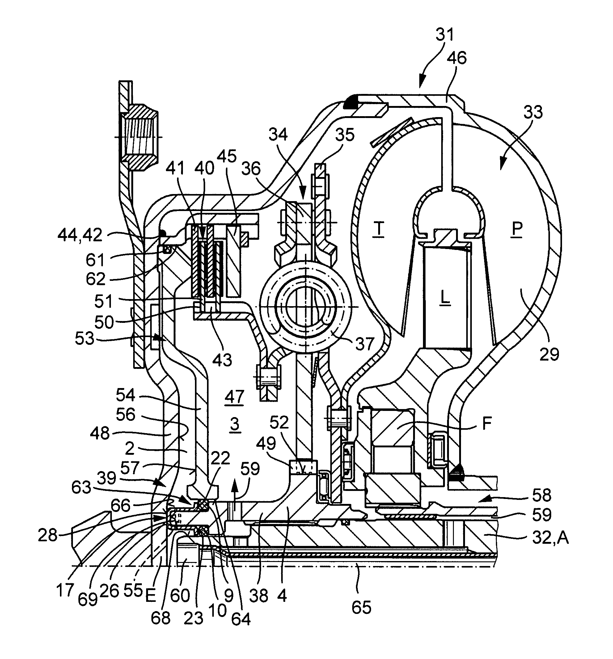 Seal retainer device and power transmission unit with seal retainer device