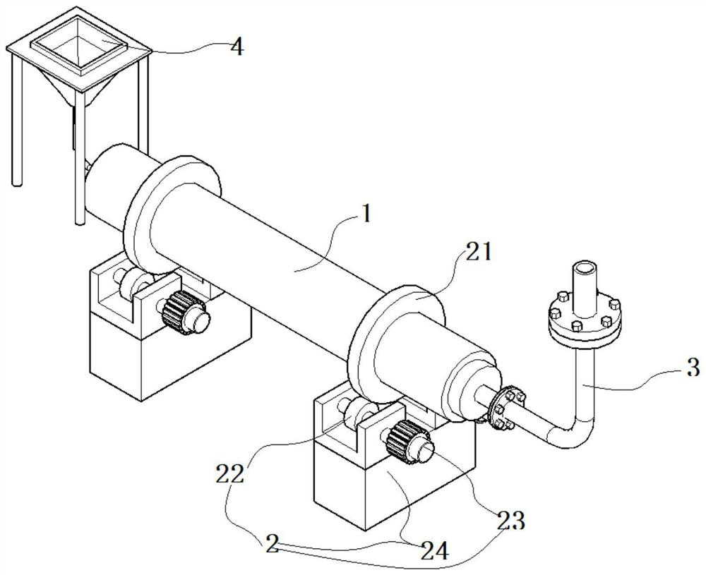 Sewage treatment sludge drying furnace