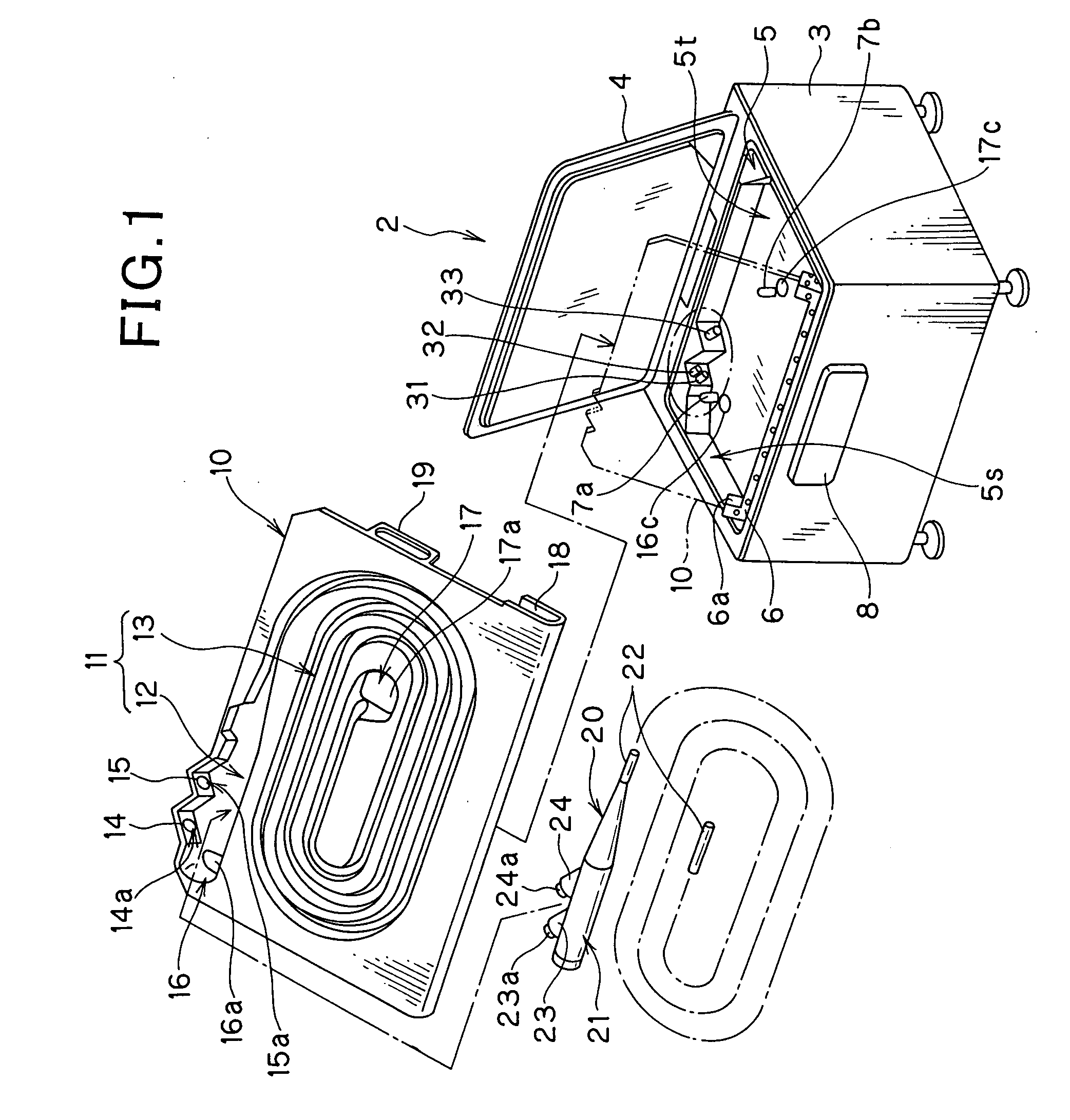 Apparatus for washing and disinfecting endoscope and brush unit for washing ducts of endoscope