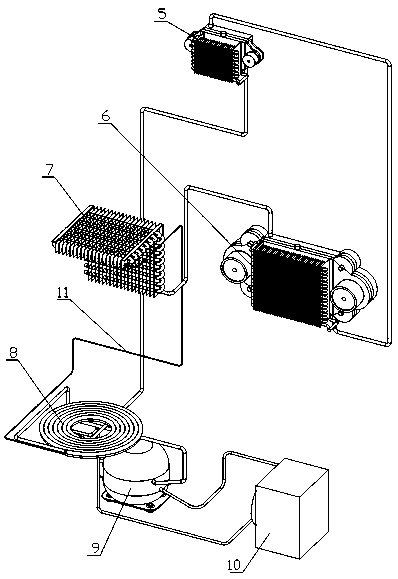 Domestic low-temperature refrigerator