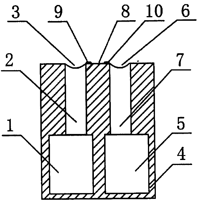 Method for exciting conductive material to ignite by inputting and outputting electronic from side of circuit board