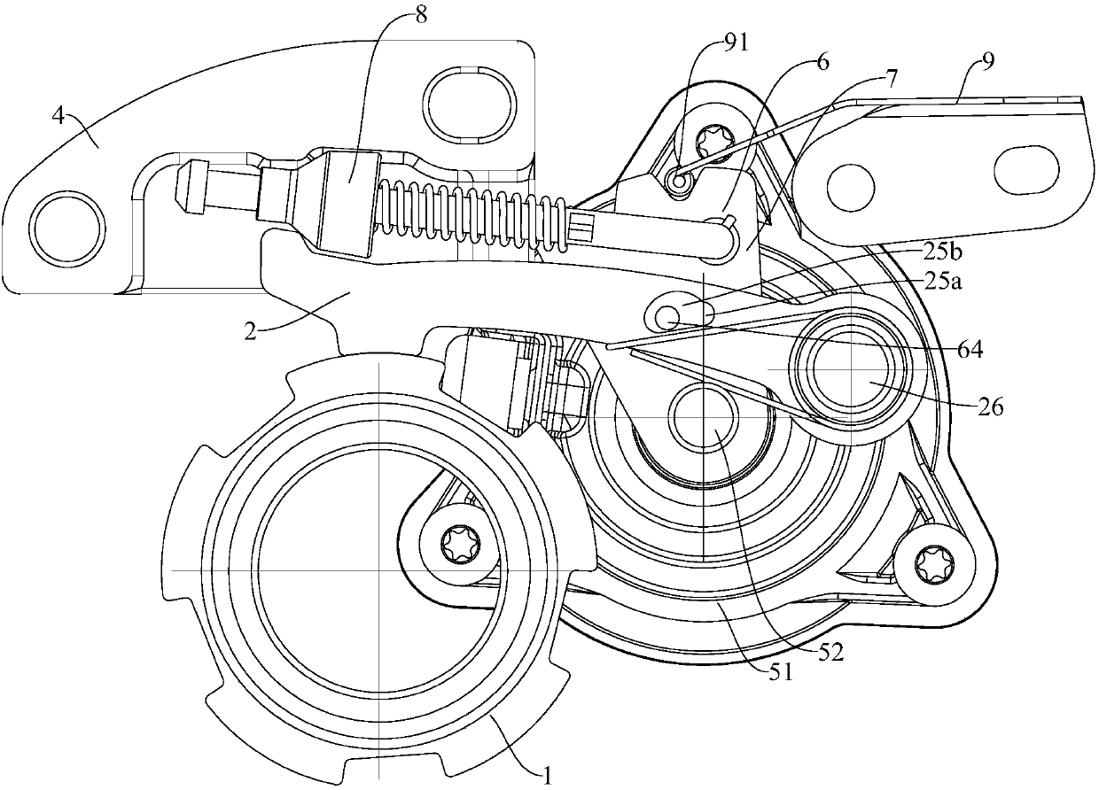 P-gear parking mechanism and vehicle