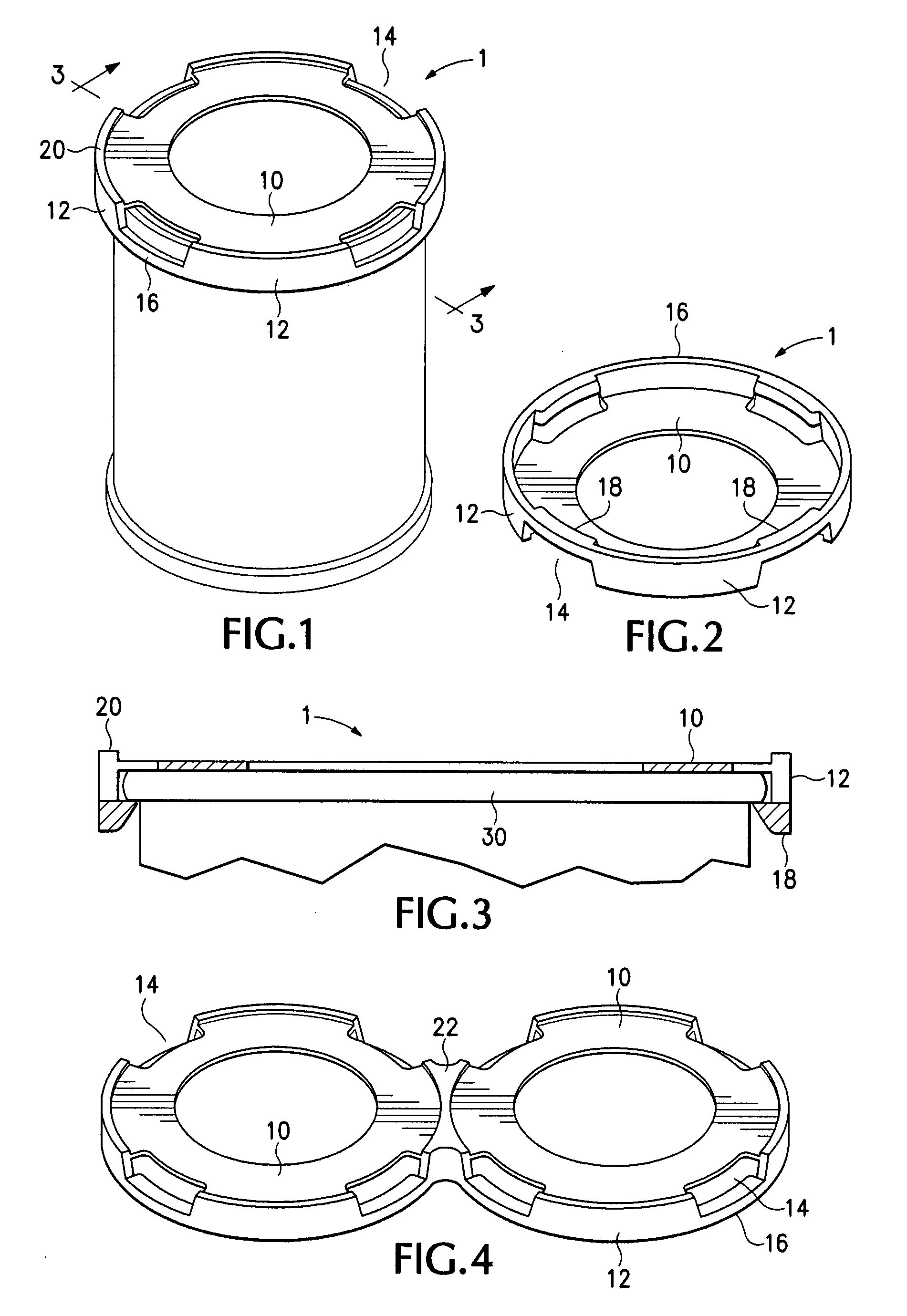 Combination multiple-canister carrier and lip protection device