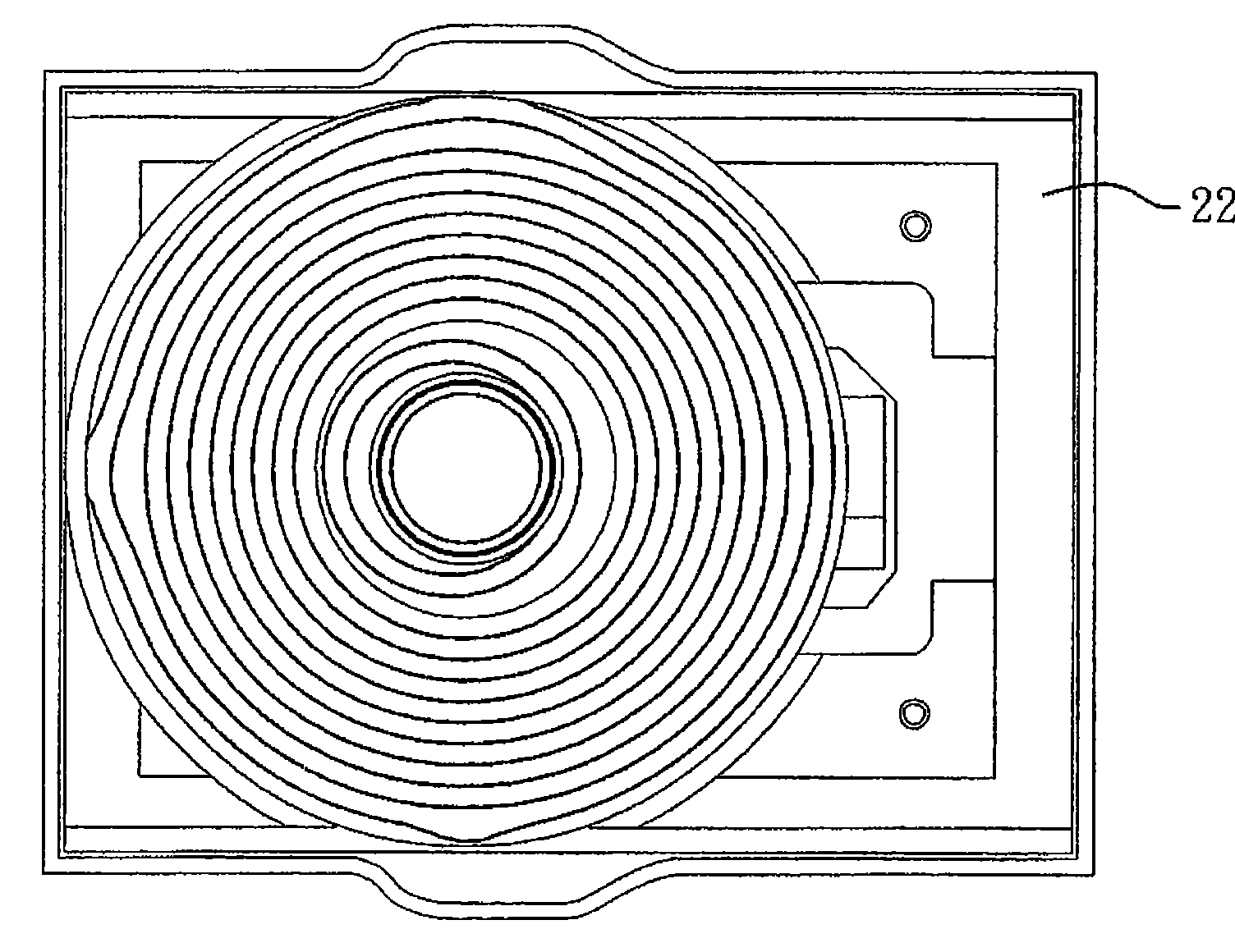 Driver capable of inhibiting lifting of disc